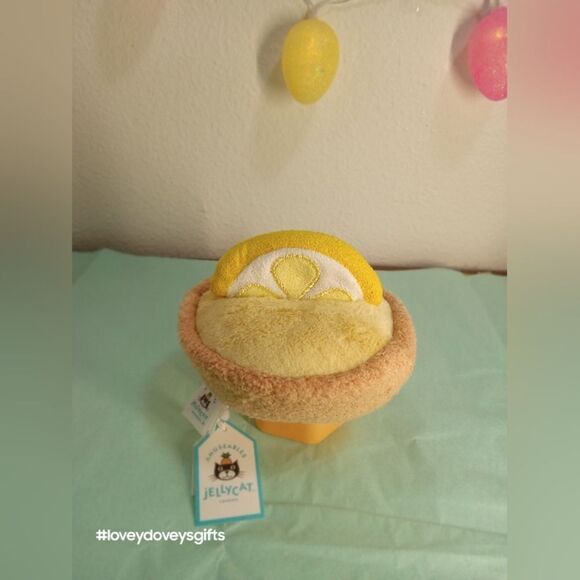 Jellycat Collette Tarte Au Citron Lemon Tart NEW! Amuseables FAST SHIP - Picture 4 of 4
